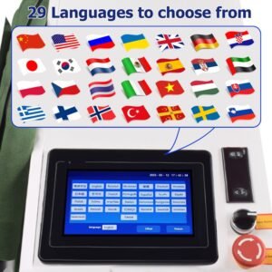 29 languages supported by EYTOOLS handheld laser cleaning machine