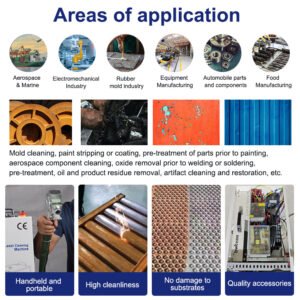 Areas of application for EYTOOLS handheld laser cleaning machine