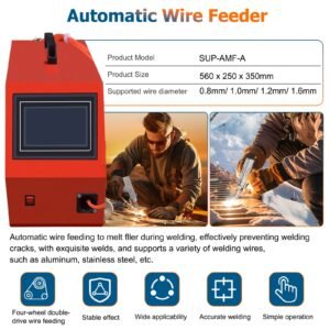 Automatic wire feeder for handheld laser welding machine, compatible with 0.8mm to 1.6mm wire