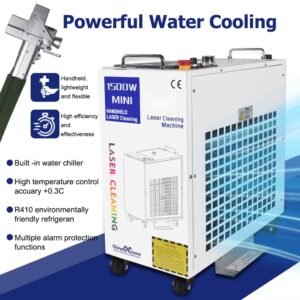 Powered by BWT Fiber Laser Source with built-in water cooling system