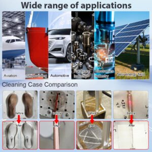 Pulse laser cleaning machine industrial applications and cleaning effect comparisons