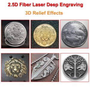 2.5 fiber laser engraver for 3D Relief Effects