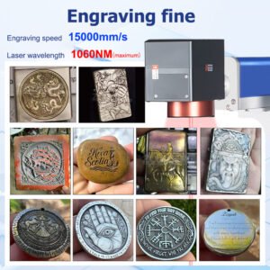 EYTOOLS fiber laser engraving machine with deep relief and color marking samples