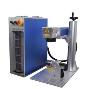 300W fiber Laser Marking Machine for Metal with rotary axis