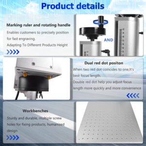 Product details for Fiber Laser Marking Machine with JPT MOPA Source