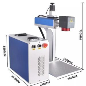 The dimension for 2.5D color fiber laser marking machine