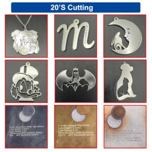 samples by 3d fiber laser marking and engraving machine